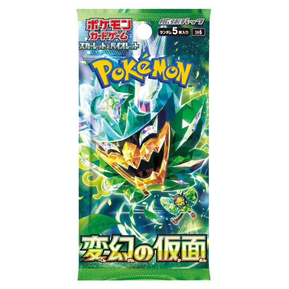 Pokemon TCG sv6 Mask of Change Twilight Masquerade Booster Box Japanes Isekai Gacha Pokemon TCG sv6 Mask of Change Twilight Masquerade Booster Box Japanes Isekai Gacha